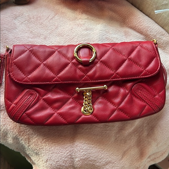 ANTONIO MELANI SHOULDER PURSE-clasp Break - Picture 1 of 3